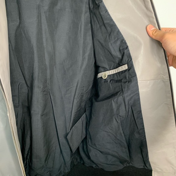 HOGAN RARE HOODED LEATHER BOMBER JACKET - Picture 9 of 11